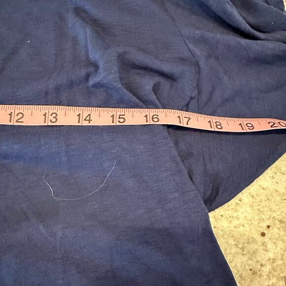 Revolve LA Made Womens Small Pullover Top Navy Blue Short Sleeve Boat Neck NWT - Picture 9 of 10